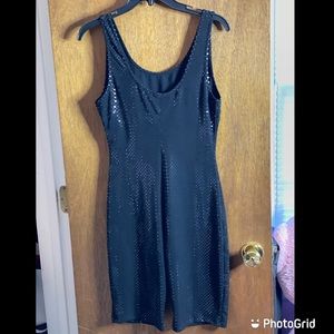 Black Sequan Romper